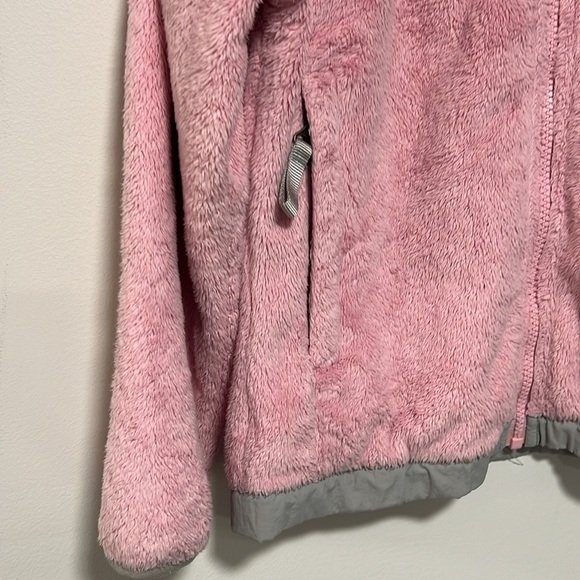 The North Face fuzzy jacket. Youth girls S. Pink. - Picture 3 of 8